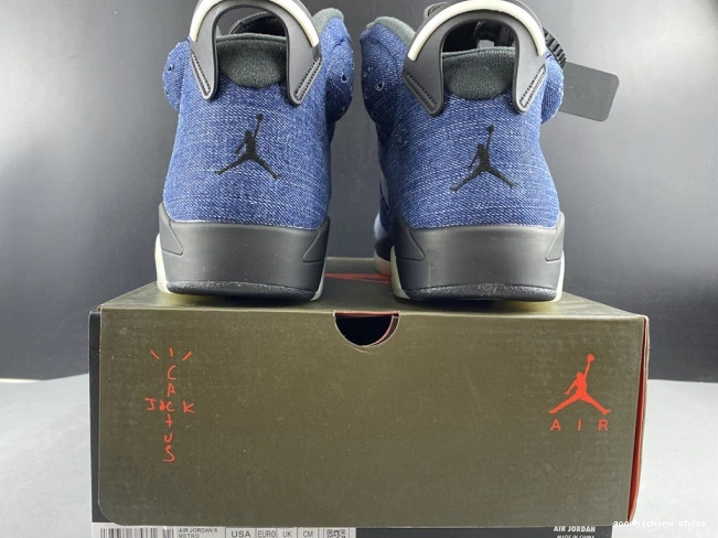 Cheap Denim Air 6 CT5350-401 Washed Jordan 0705